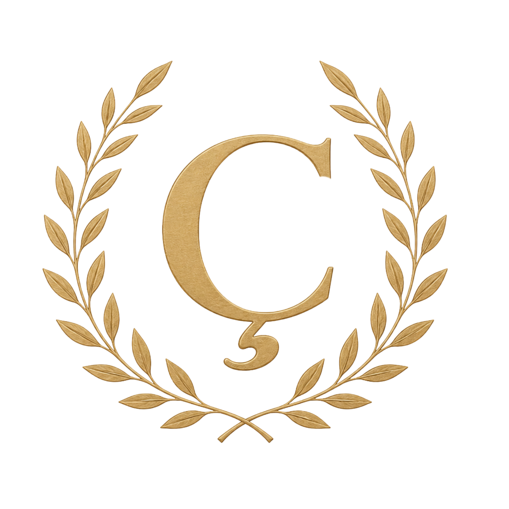 Cedille and Co. white circular logo